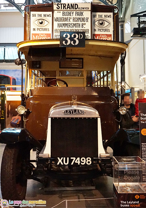 Ancien bus Londoniens Musée