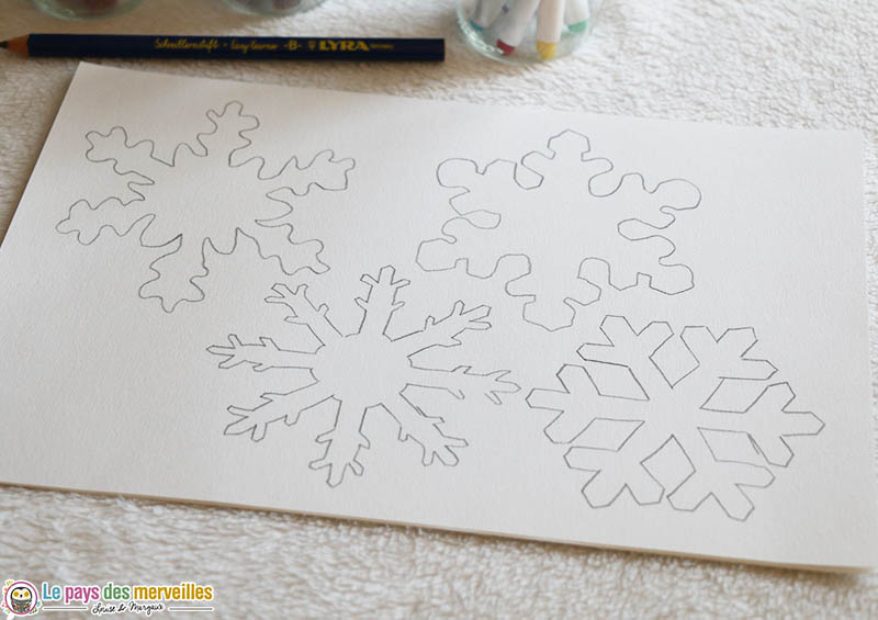 coloriages flocons de neige