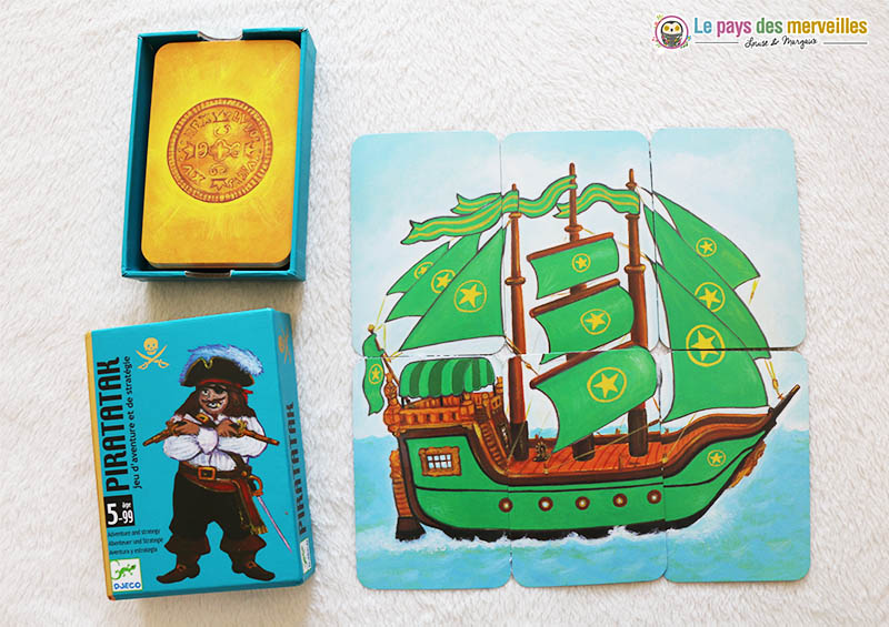 Jeu de cartes Piratatak de Djeco