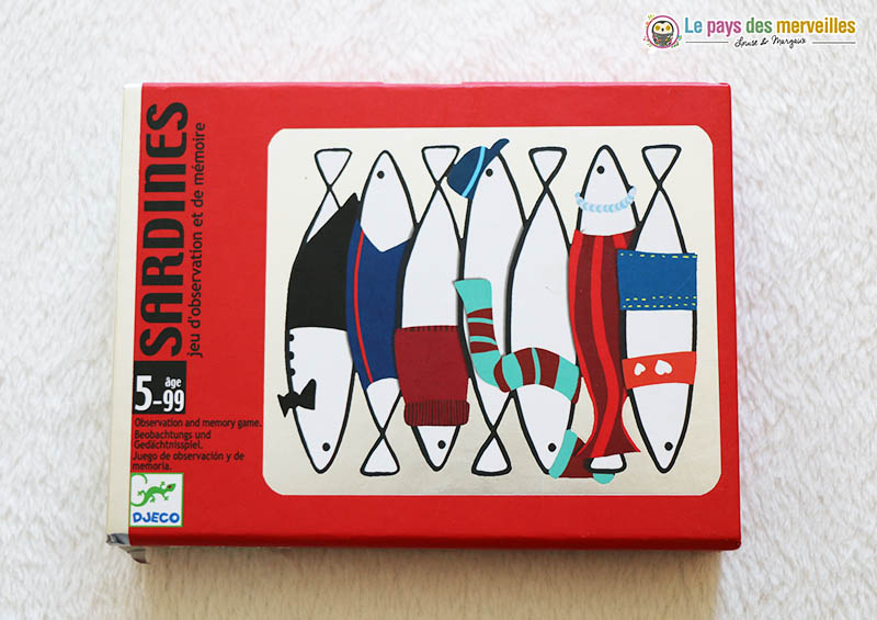 Jeu de cartes Sardines de DJECO