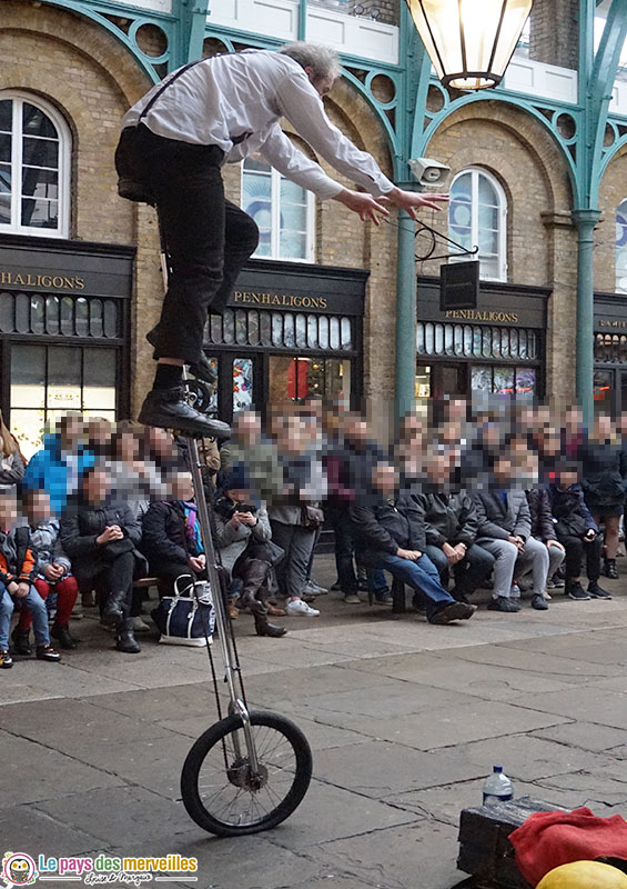 Spectacle de rue Covent Garden 