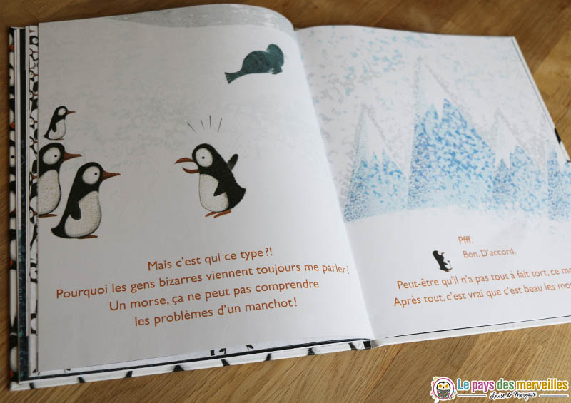 livre enfant sur le thème de l'hiver et de la nature 