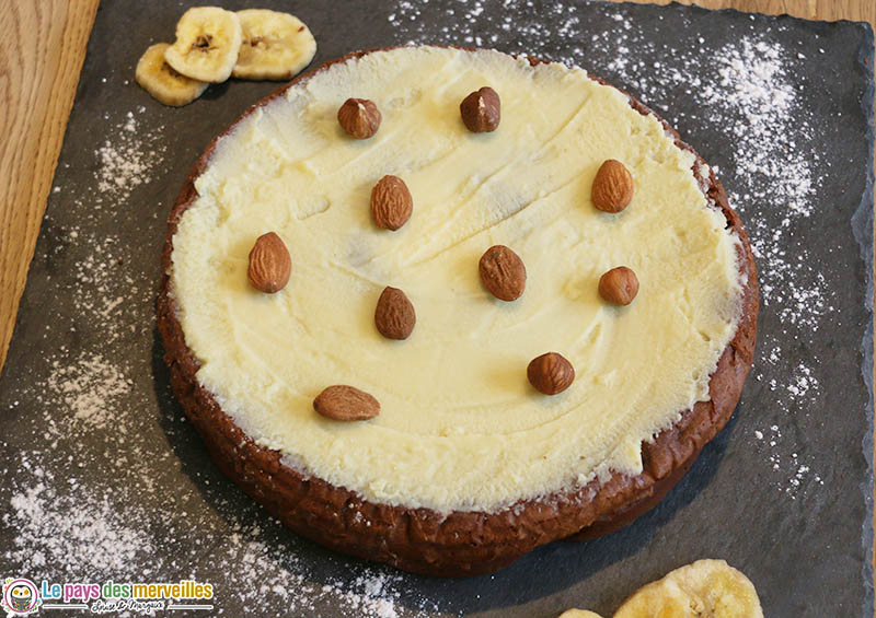 Gâteau au chocolat et à la mascarpone