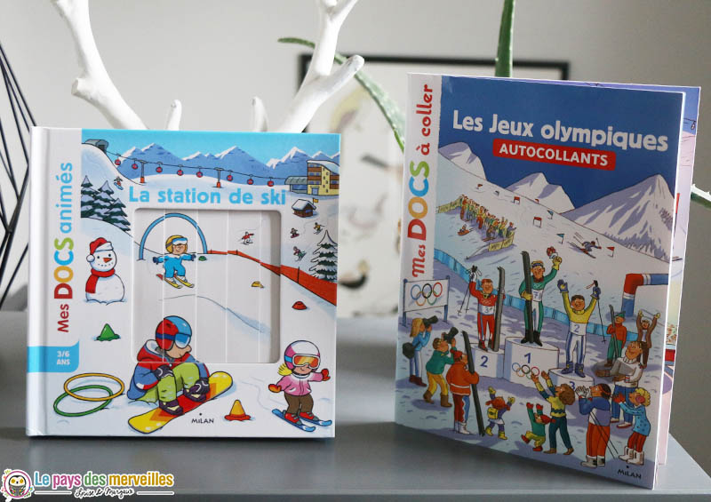 Mes docs animés "La station de ski" et Mes docs à coller "Les Jeux olympiques"