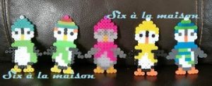 pingouins en perles Hama