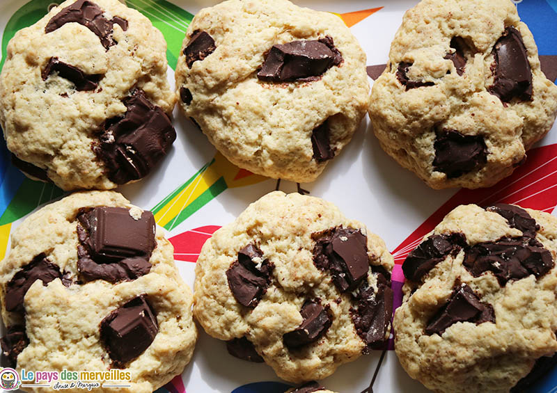 Cookies au chocolat et sans oeufs