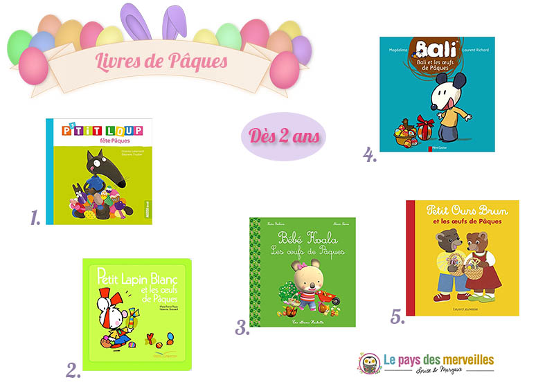 Livres de Pâques pour les enfants dès 2 ans