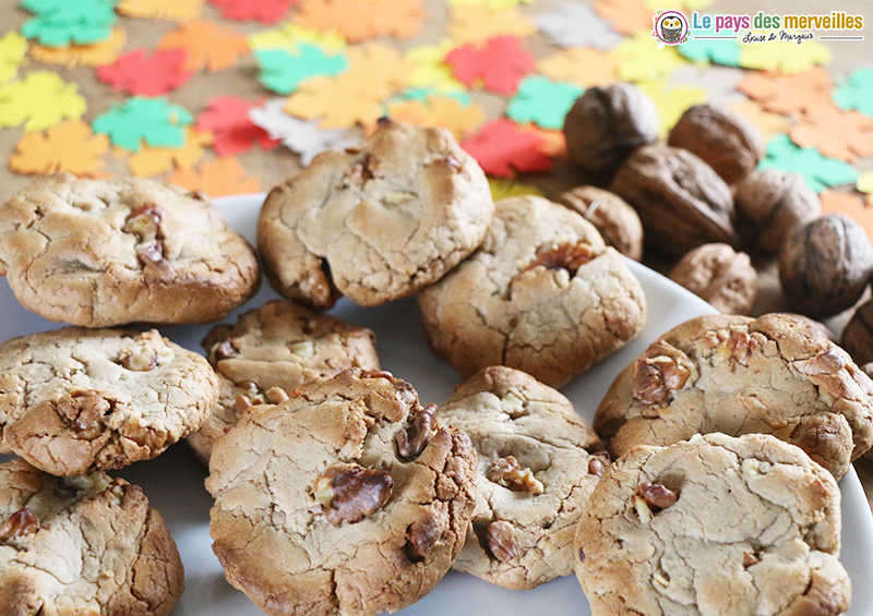 Recette cookies au noix