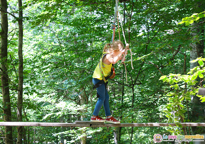 Parcours dans les arbres