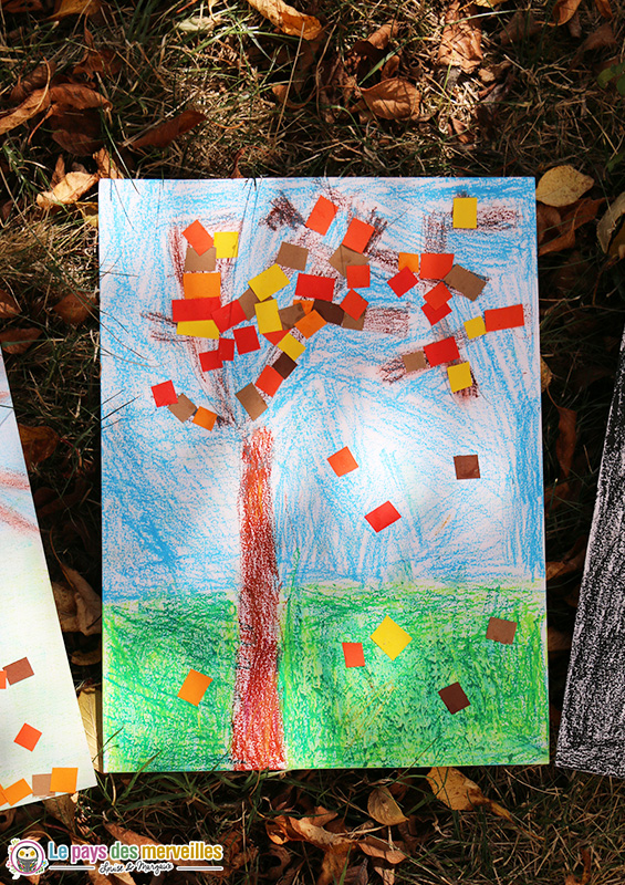 Arbre d'automne maternelle 