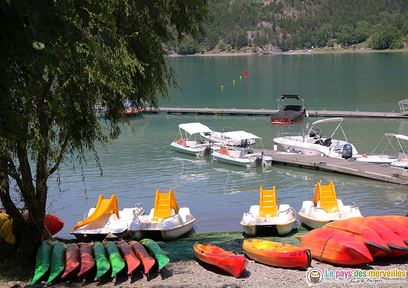 Activités nautiques au lac de Serre-Ponçon