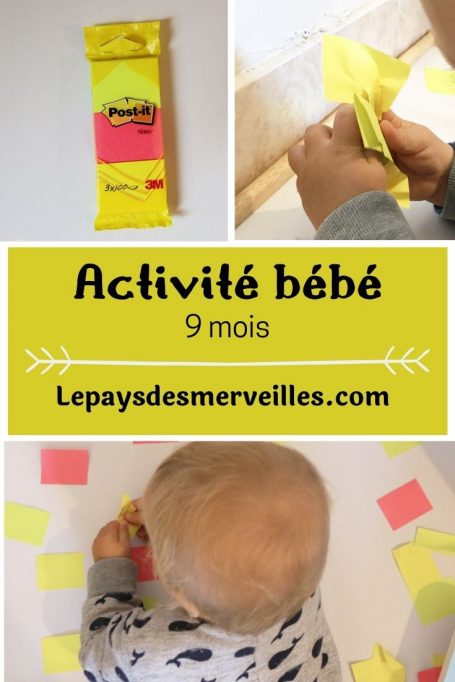 Activite Bebe Avec Des Post It