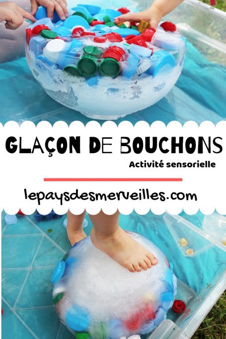 Glaçon de bouchons géant