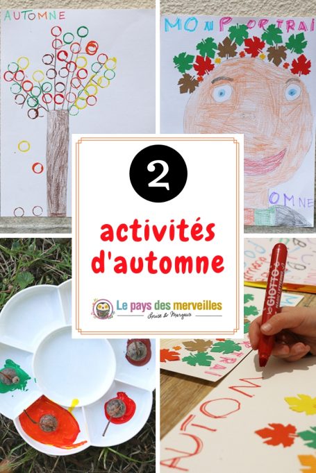 2 activités d'automne