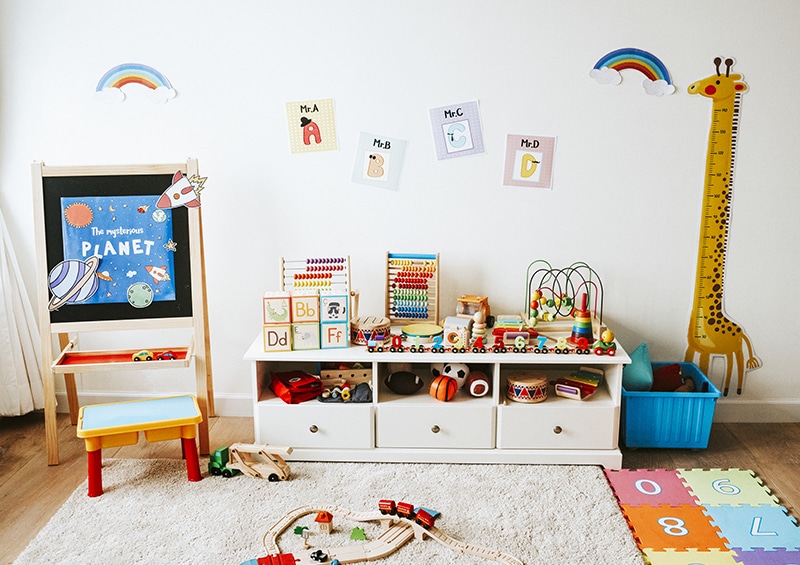 décoration grande chambre enfant