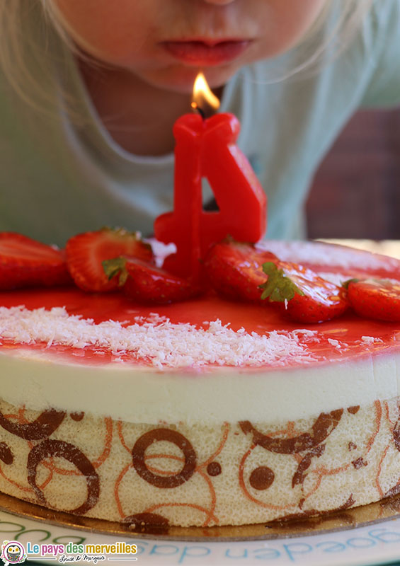 Gâteau d'anniversaire 4 ans