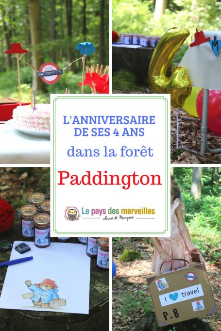 Anniversaire paddington en forêt