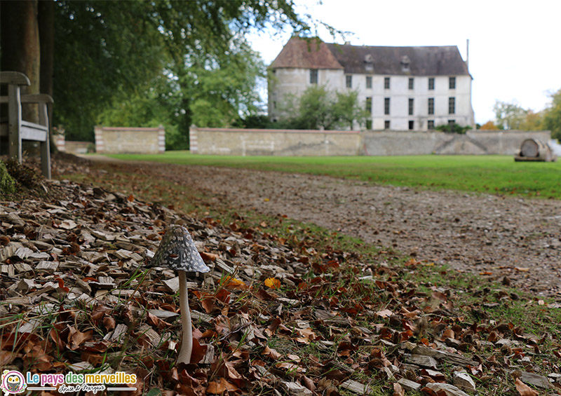 La natured'automne au château d'Harcourt