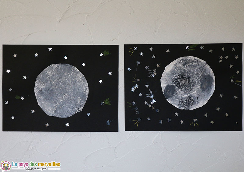 Art visuel pleine Lune