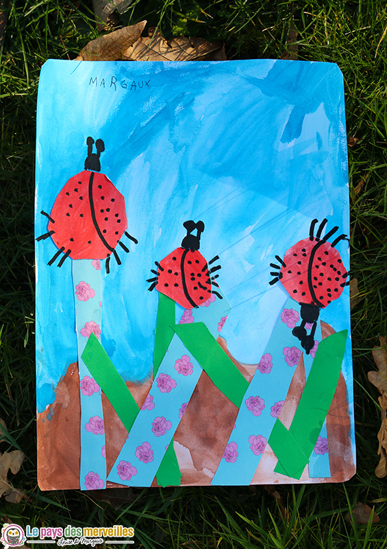 Art visuel printemps pour maternelle 