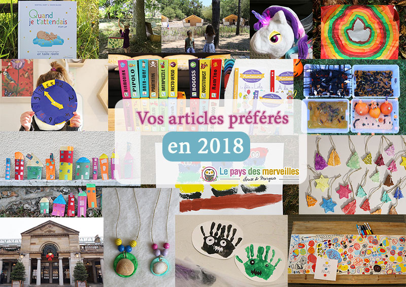 Vos articles préférés en 2018 sur le blog Le pays des merveilles 