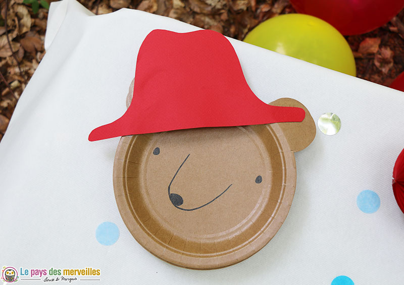 Assiette en carton Paddington