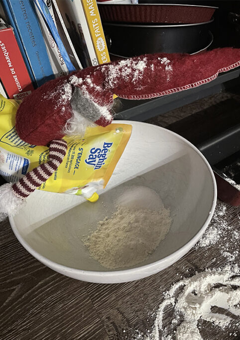 Lutin de Noël pâtisserie bêtise