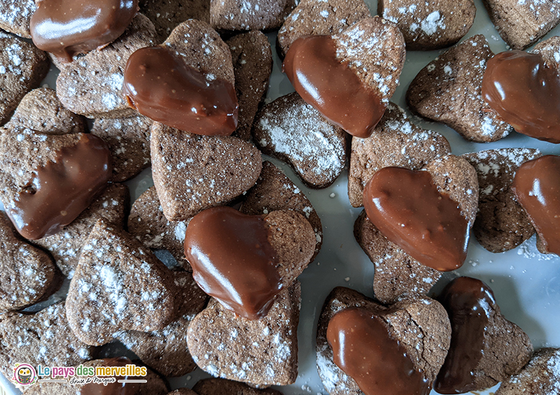 sablés au chocolat pour le goûter