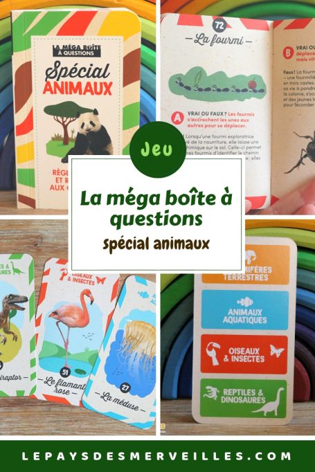 La méga boite à questions spécial animaux 