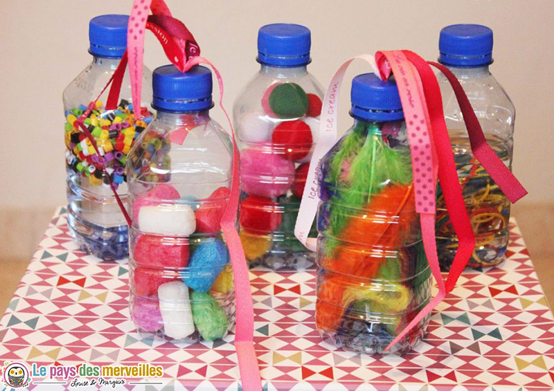 bouteilles sensorielles pour bébé