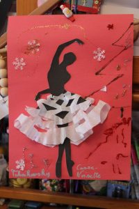 Tutu de danseuse de ballet en papier