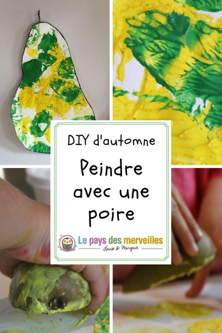 DIY peinture avec une poire