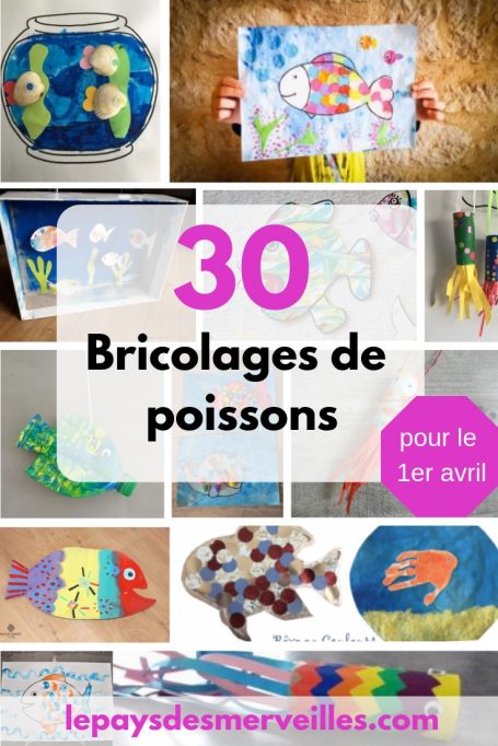 30 bricolages de poissons pour le 1er avril