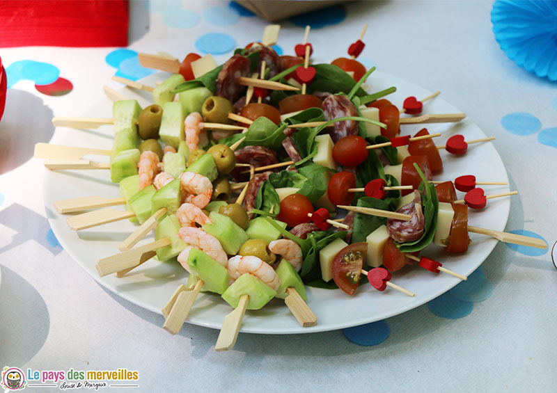 Brochette pour apéritif