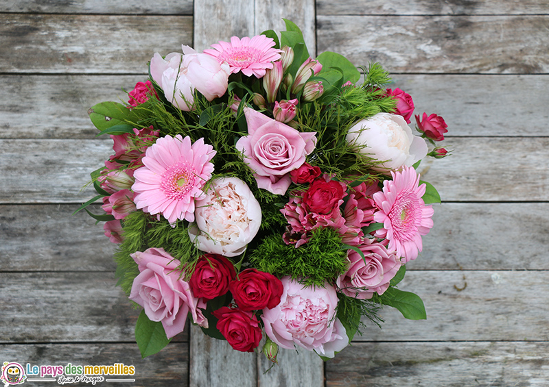 Bouquet de fleurs pour la fête des mères