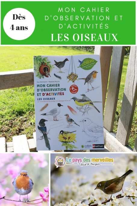 Mon cahier d'observation et d'activités les oiseaux 