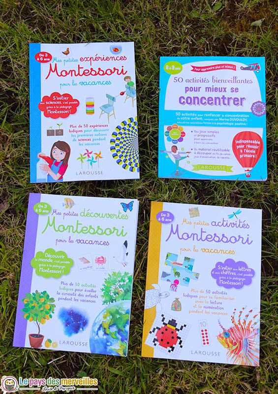 Cahiers d'activités Montessori 