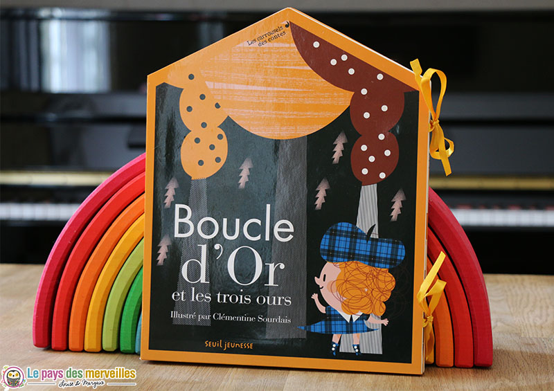 livre objet Boucle d'Or et les trois ours