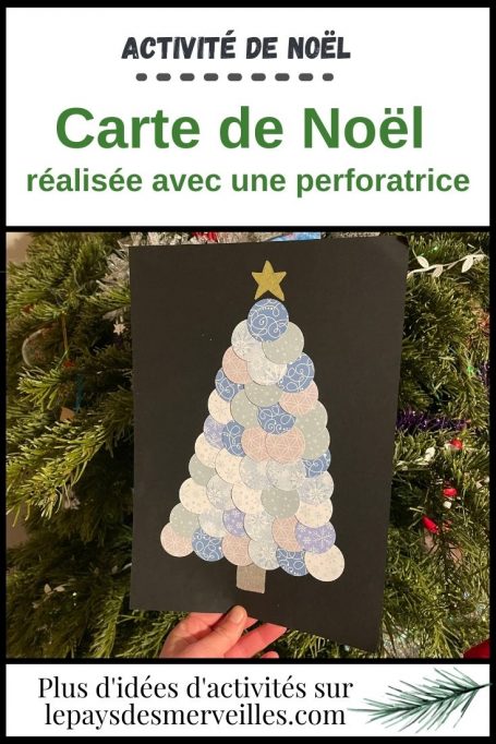 Carte de Noël sapin 