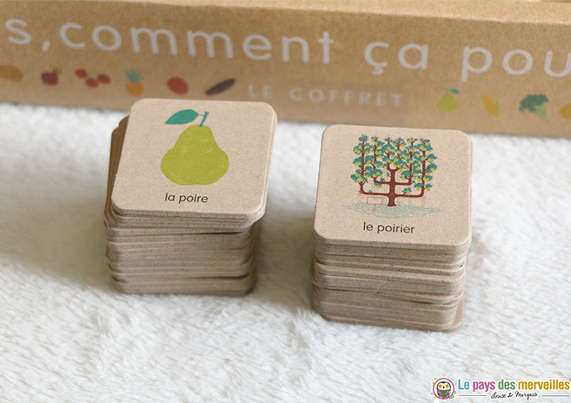 Jeu de mémo des fruits et des légumes