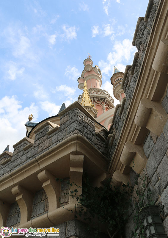 chateau de la belle au bois dormant à Disney