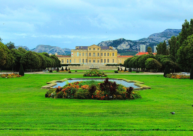 jardin et château du parc Borely Marseille