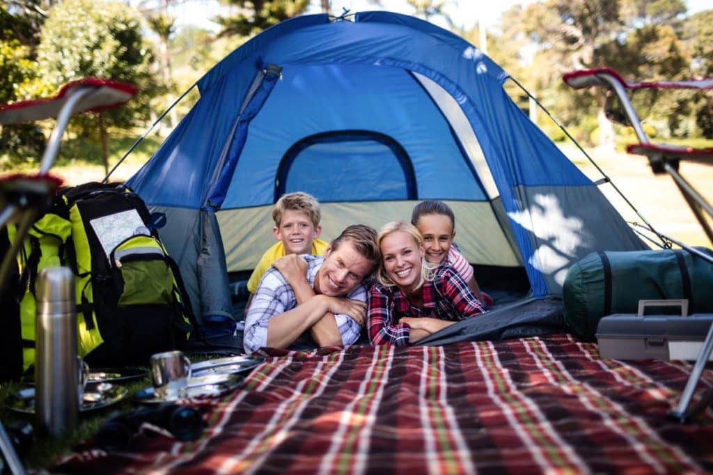 tente idéale pour camper en famille