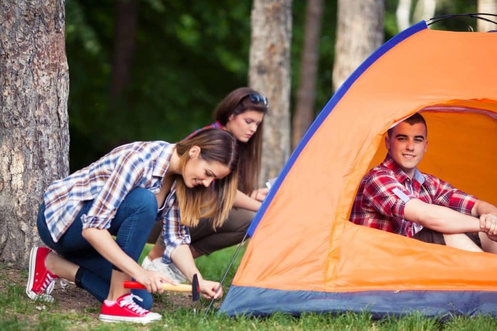 tente famille camping weekend