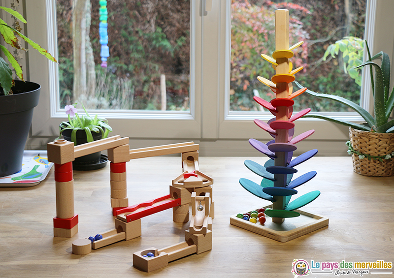 Circuit De Billes En Bois Pour Les Enfants