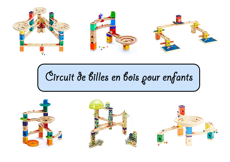 modèles de circuits de billes en bois pour enfants