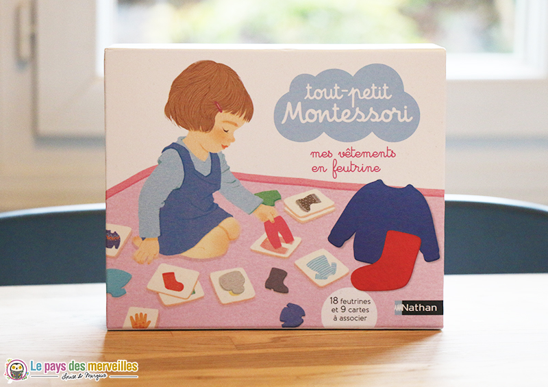 Tout-petit Montessori vêtements en feutrine 