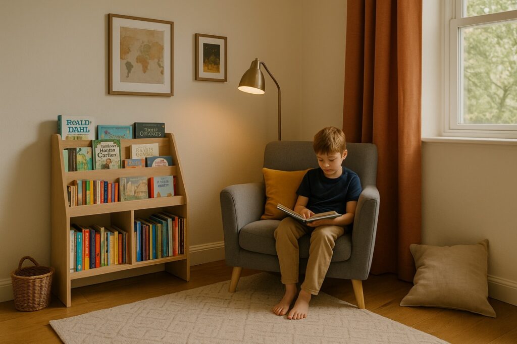 aménager un coin lecture cosy pour les enfants