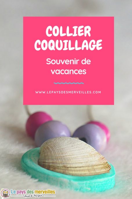 Collier coquillage souvenir de vacances