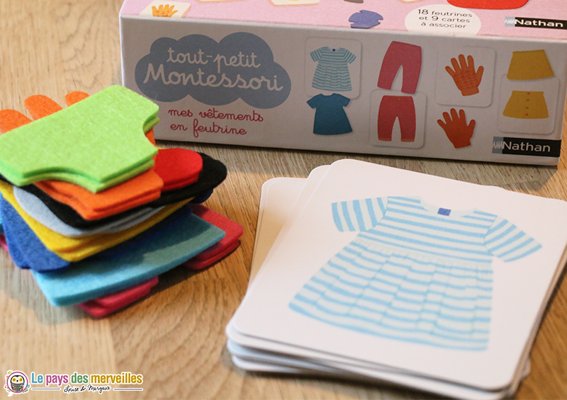 Contenu coffret montessori Nathan